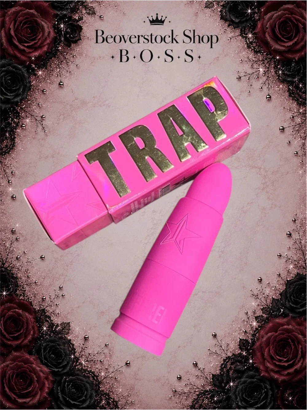 New Jeffree Star Cosmetics Velvet Trap Lipstick – Communion Wine (Full Size 4g)